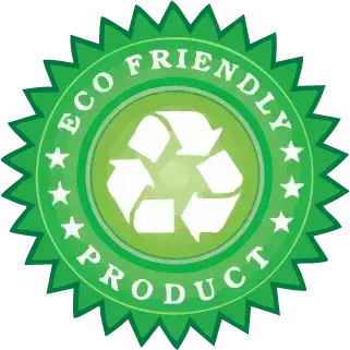 Eco-friendly product certification badge