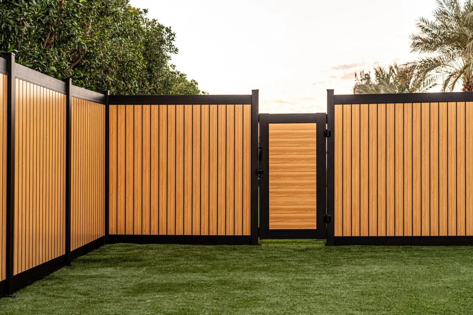 Panneau de clôture d’intimité plus en aluminium