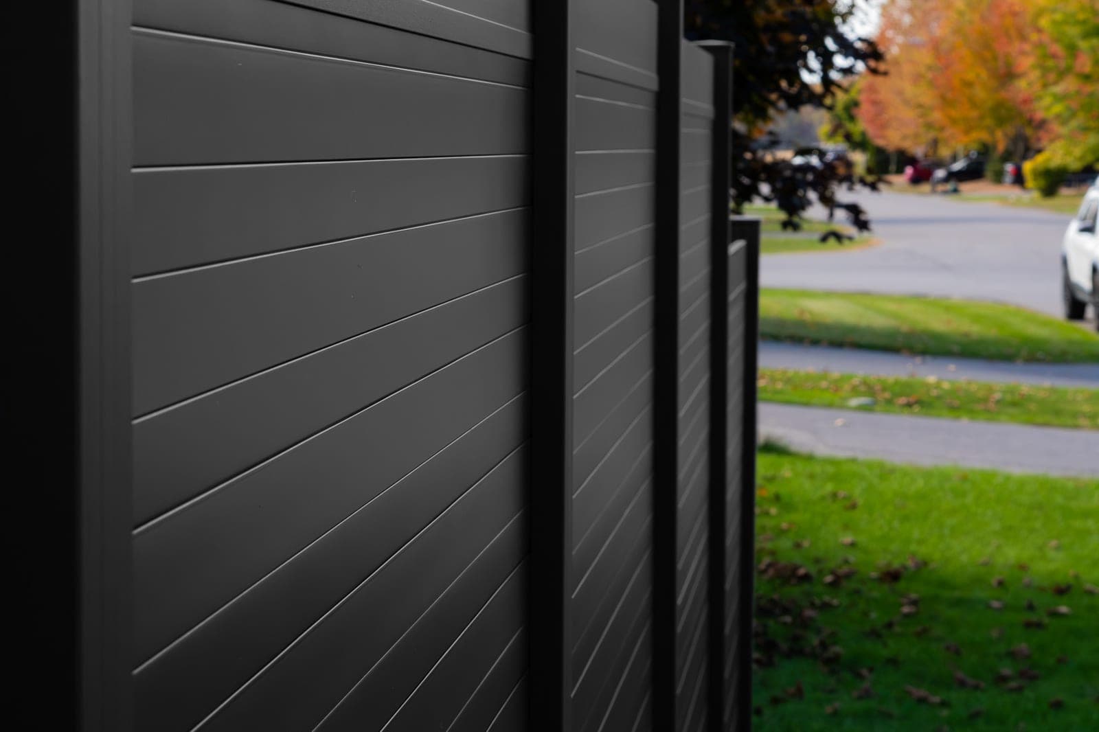 Aluminum privacy fence panel