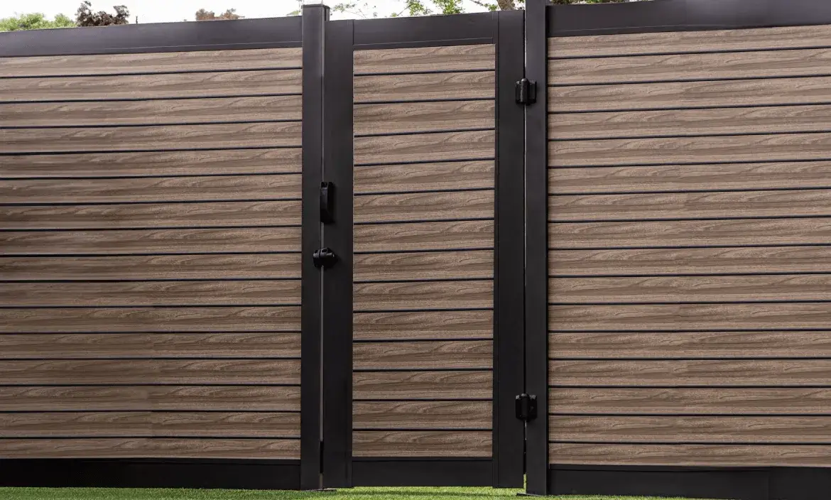 Aluminum Privacy gate for backyards